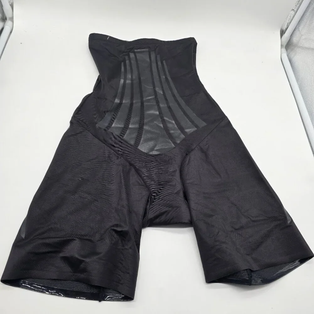 Miraclesuit Firm Control Shaping Shorts Small Black High Waist Shapewear